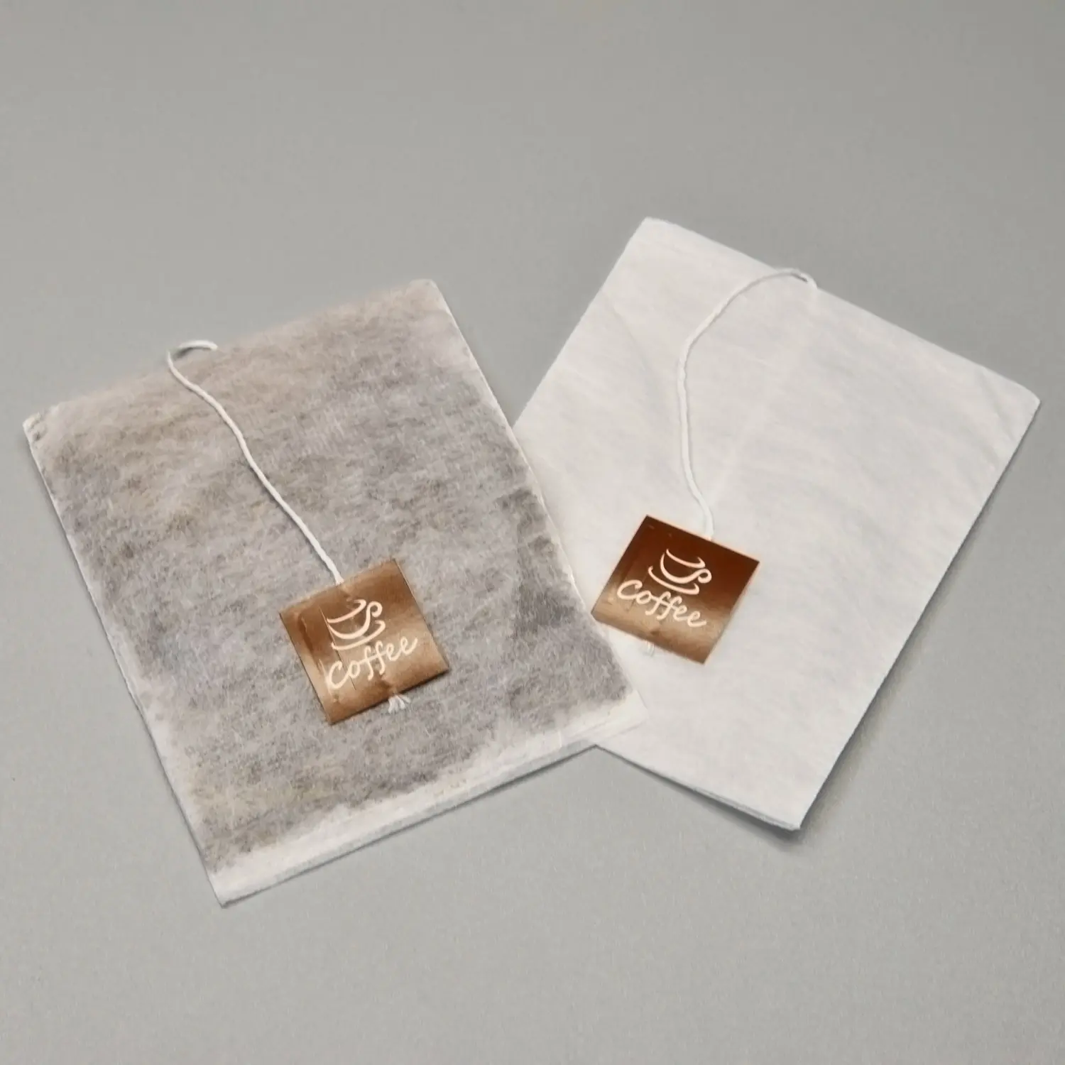 Pre -made Immersion style steeped coffee bag.