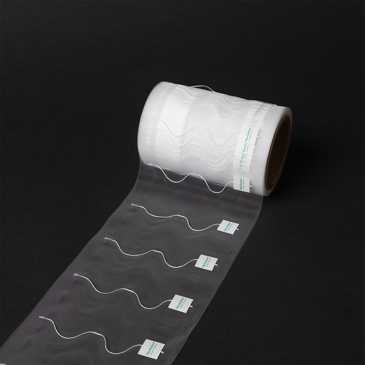 NeoSoilon Tagged PLA Mesh  tea Bag Filter Roll