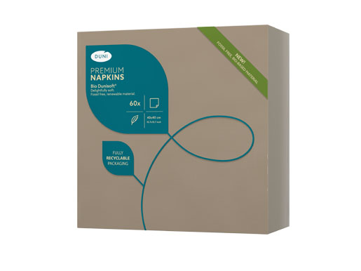 Bio Dunisoft® Napkin 40 x 40 cm Greige