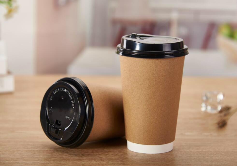Double walled coffee cup PE - 16 Oz