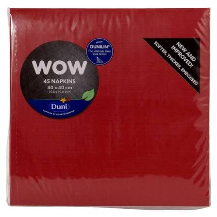 Dunilin® Napkin 40 x 40 cm Bordeaux