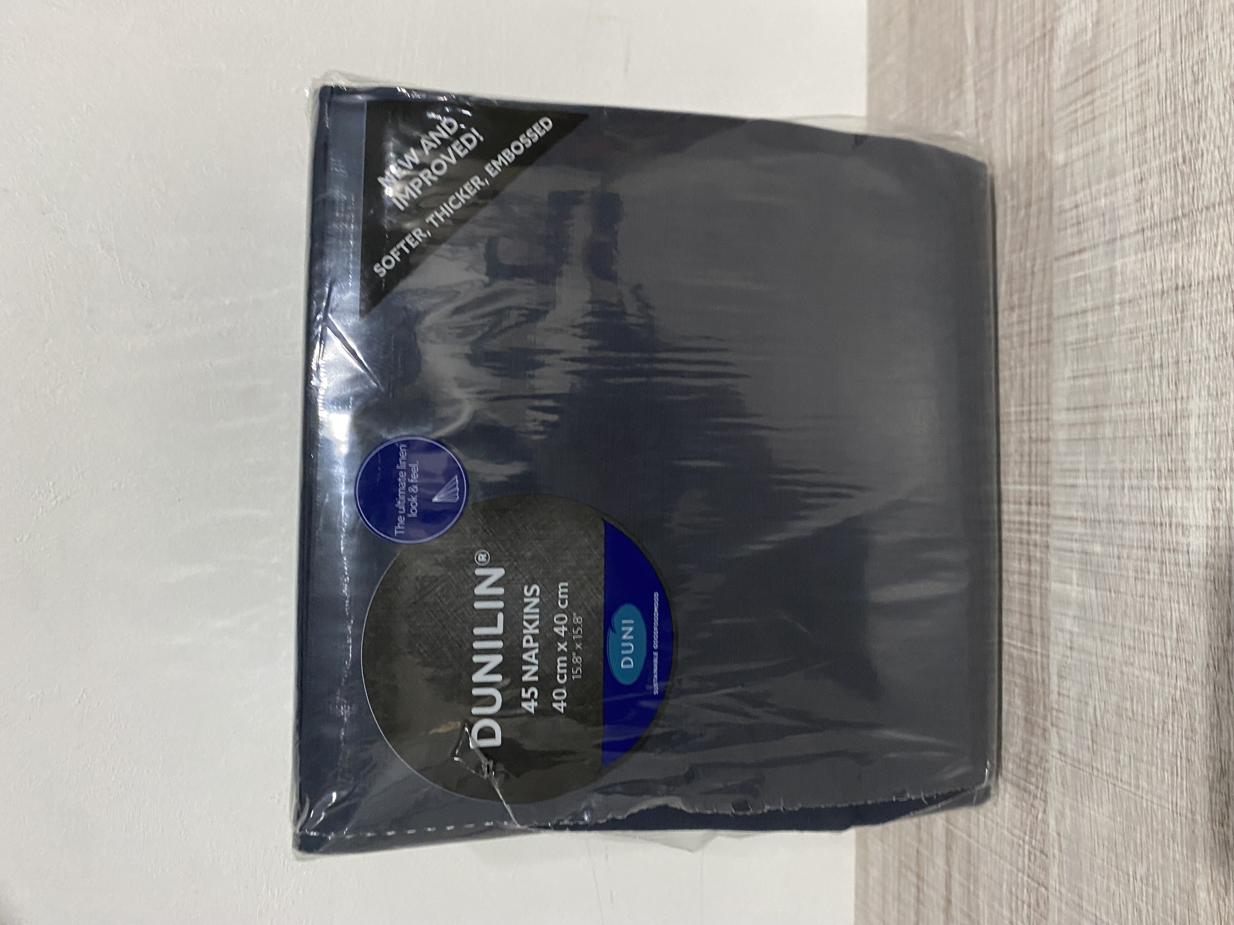 Dunilin® Napkin 40 x 40 cm Black