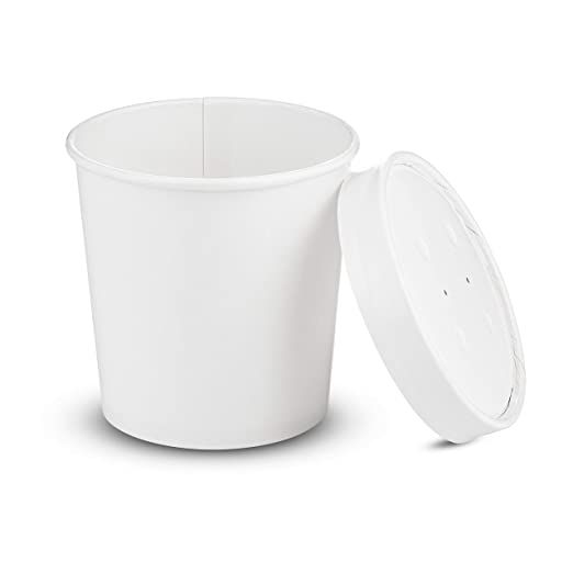 White Paper soup bowl 